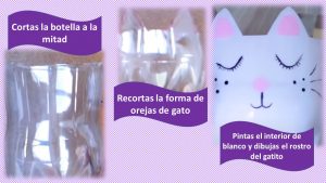 Macetas de botellas de plástico reciclado